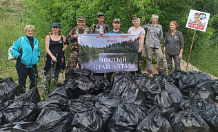 У реки Пивоварки вновь прошла экологическая акция по сбору мусора